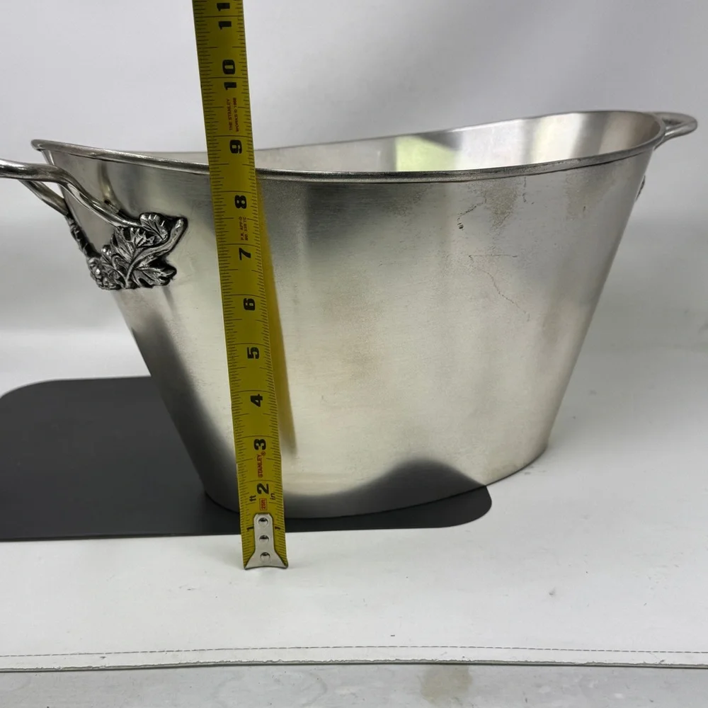 Vintage Pottery Barn Vineyard Collection Oval Party wine on Ice party Bucket big
